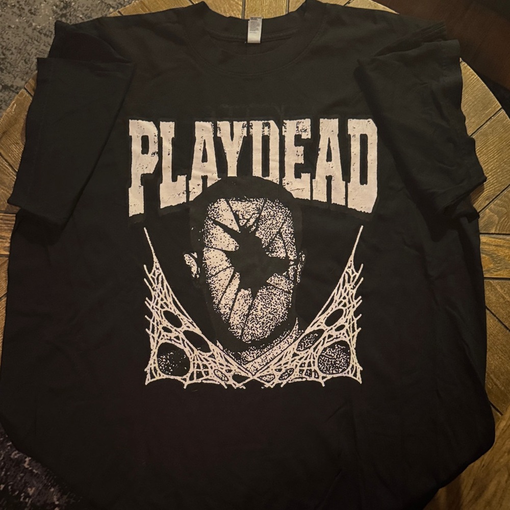 Los Angeles Apparel Black 'Playdead' Graphic Tee